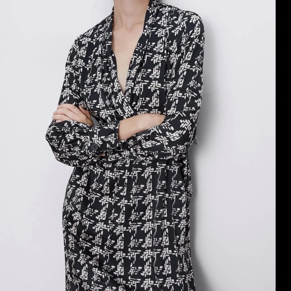 Zara belted dress bloggers fav - Picture 3 of 5